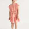 Seed Heritage Skirts-Fashion Stripe Skirt Watermelon
