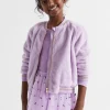 Seed Heritage Jackets & Vests-Faux Fur Bomber Orchid