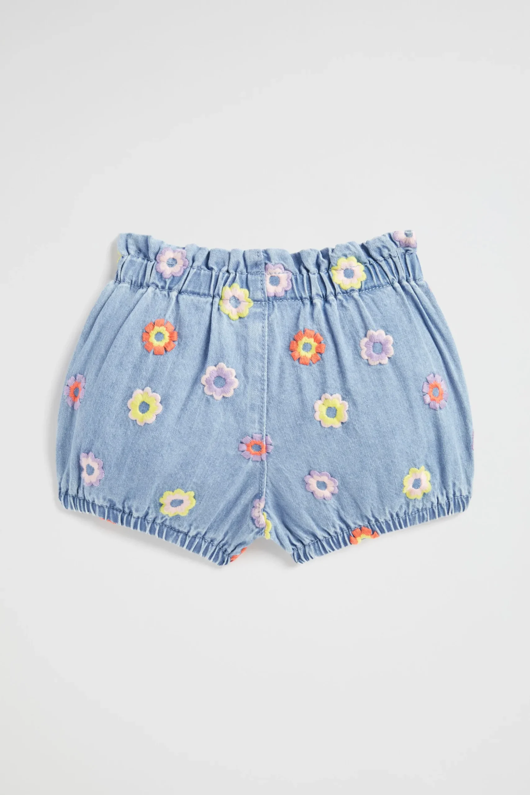Seed Heritage Denim & Jeans-Floral Denim Short Classic Wash