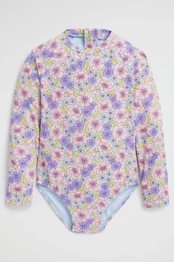Seed Heritage Swimwear-Floral Rashsuit Multi