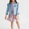 Seed Heritage Skirts-Floral Skirt Multi
