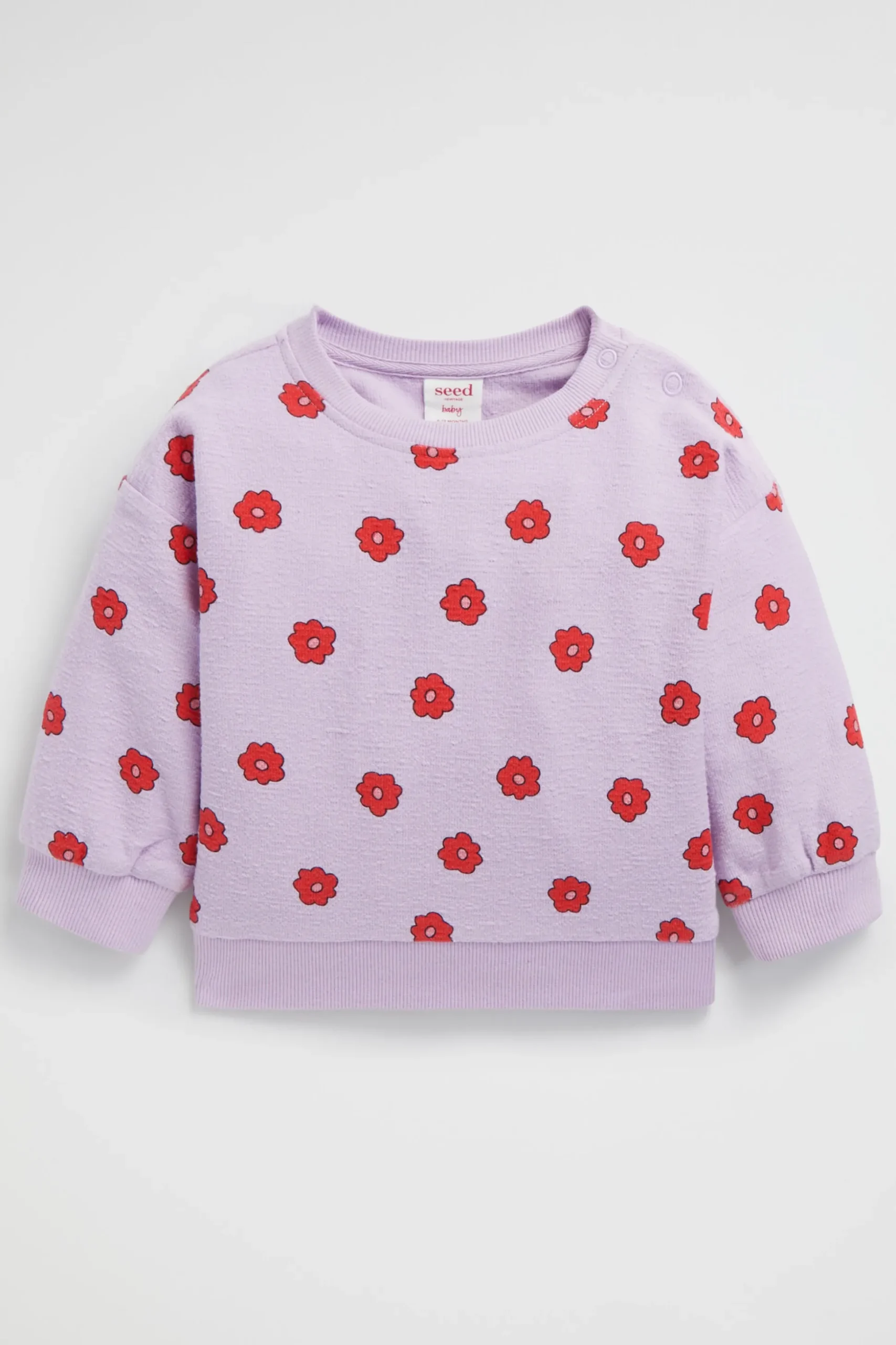 Seed Heritage Knitwear & Sweaters-Floral Yardage Sweat Orchid