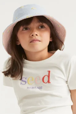 Seed Heritage Hats & Beanies & Caps-Flower Embroidered Bucket Hat Multi