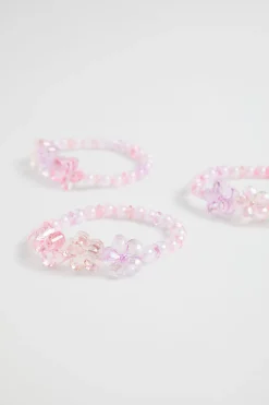 Seed Heritage Jewellery-Flower Jumble Bracelet Pack Multi