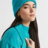 Seed Heritage Hats & Gloves-Fluffy Knit Beanie Peacock Blue