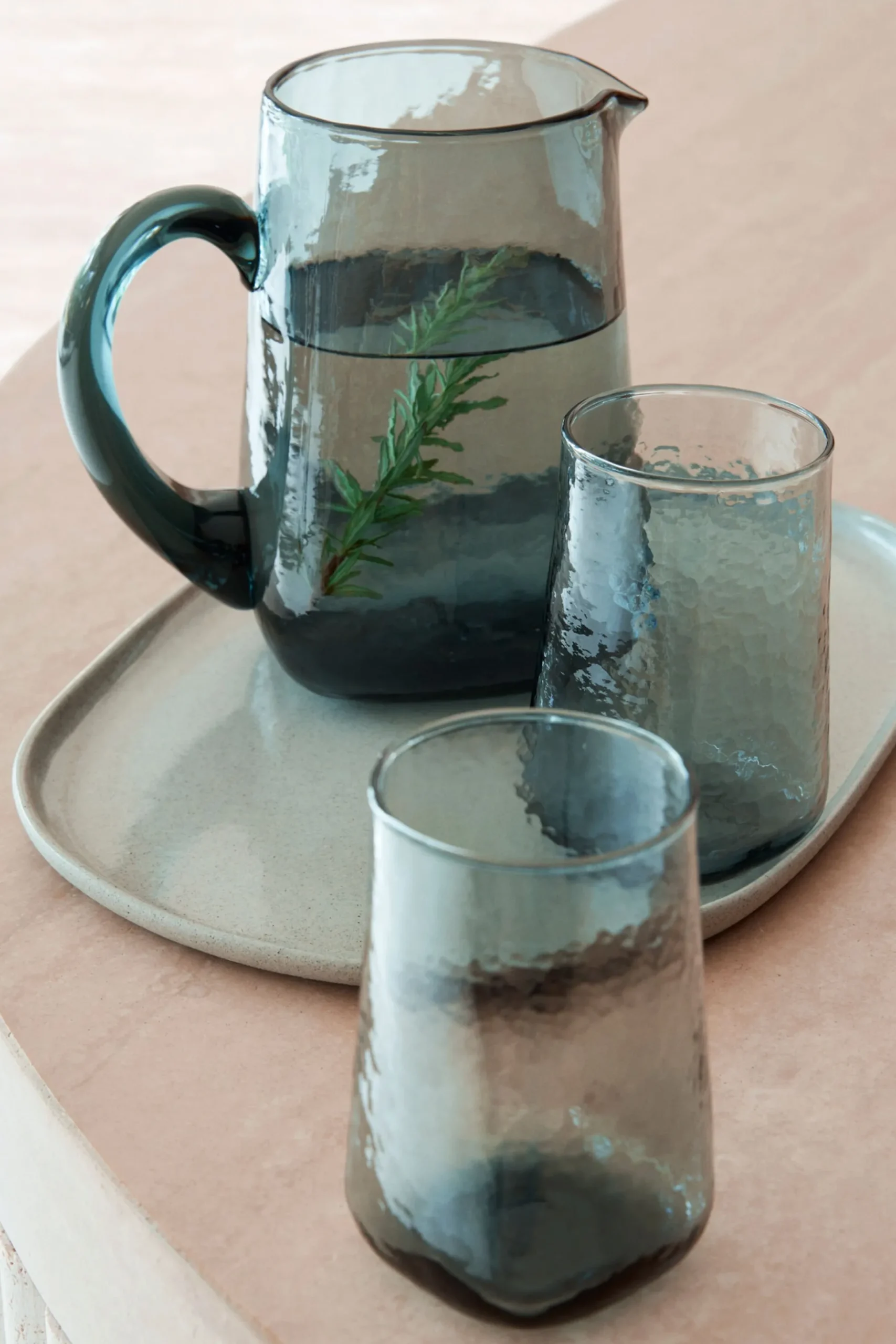 Seed Heritage Kitchen & Dining-Frida Highball Set Of 4 Smoke Grey
