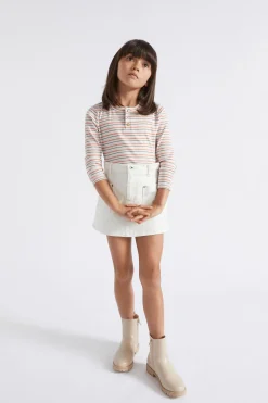 Seed Heritage T-Shirts & Tops-Funnel Rib Tee Multi