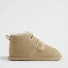 Seed Heritage Booties-Fur Lined Bootie Tan