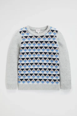 Seed Heritage T-Shirts & Tops-Geo Knit Cloudy Marle