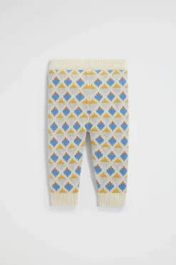 Seed Heritage Pants-Geo Knit Pant Rich Cream