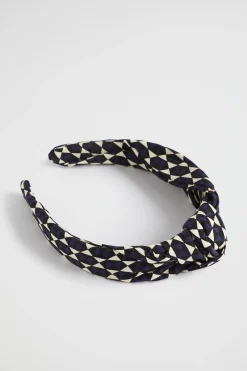 Seed Heritage Hair Accessories-Geo Knot Headband Midnight Sky Geo