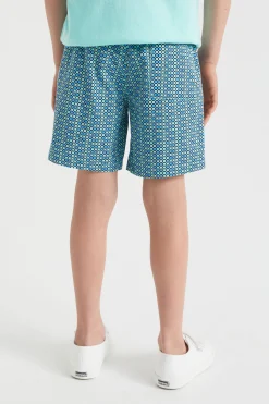 Seed Heritage Shorts-Geo Short Island Green