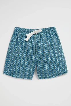 Seed Heritage Shorts-Geo Short Island Green