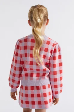 Seed Heritage Knitwear & Sweaters-Gingham Knit Orchid