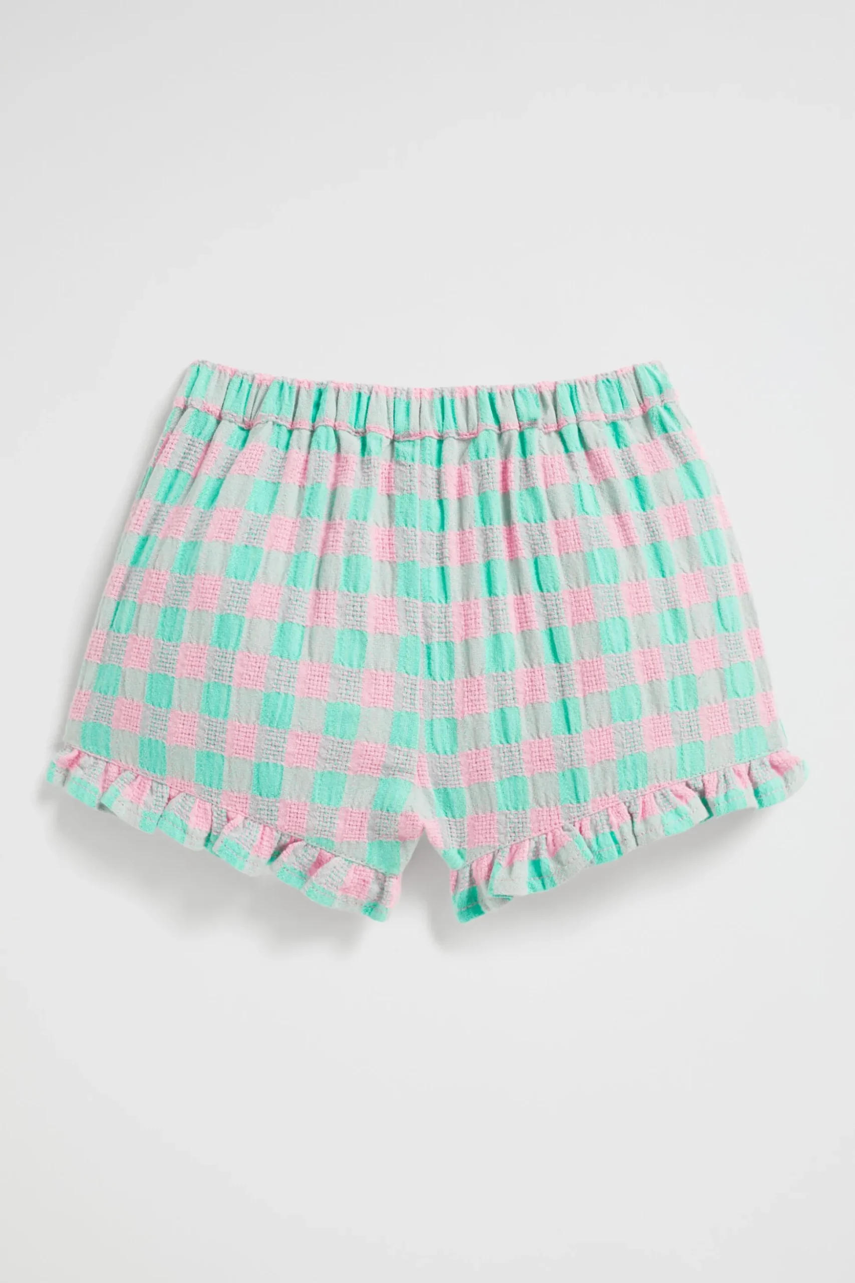 Seed Heritage Pants-Gingham Shorts Candy Pink