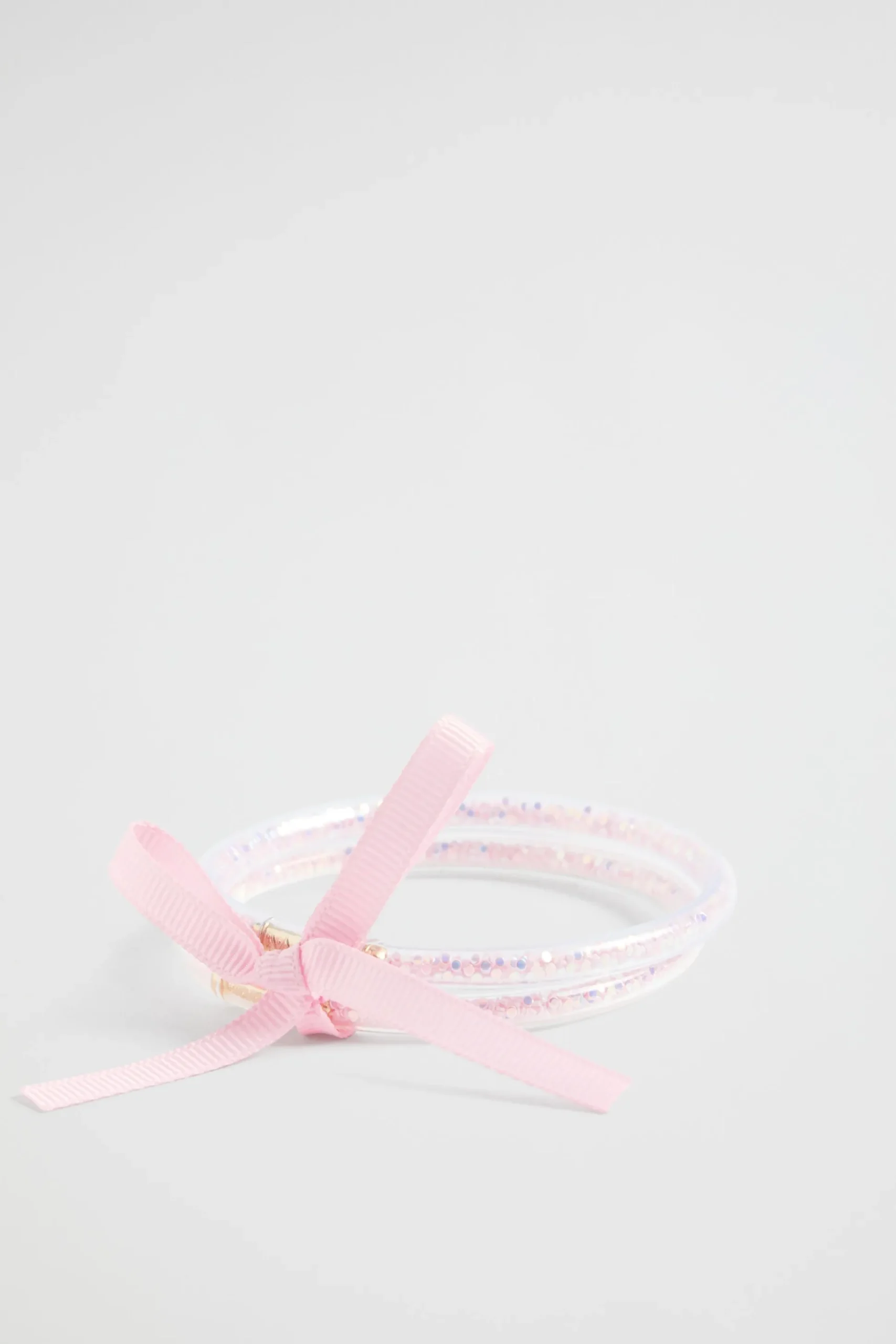 Seed Heritage Jewellery-Glitter Bangle Pack Pink
