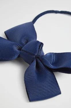 Seed Heritage Hair Accessories-Grosgrain Bow Hair Elastic Navy