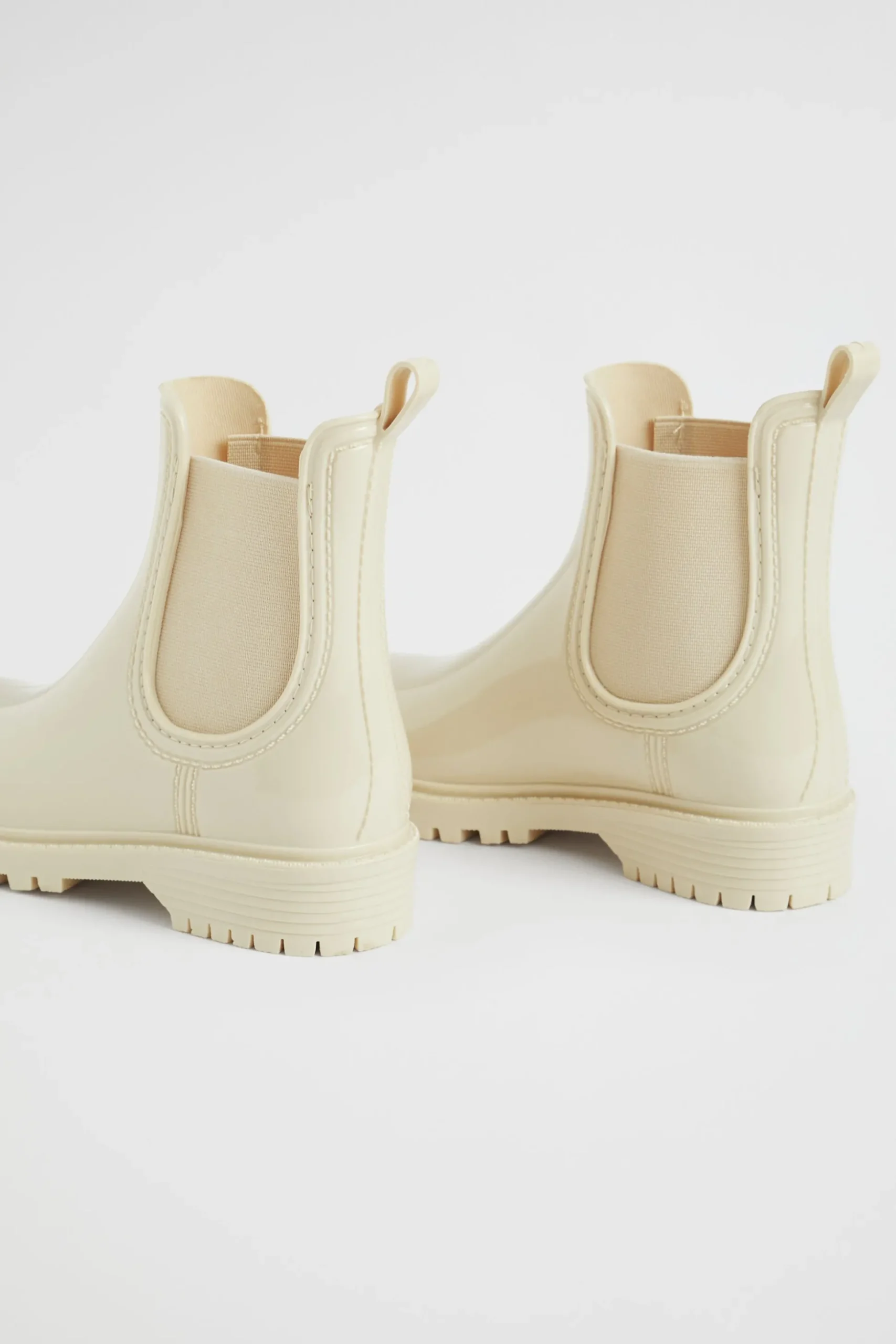 Seed Heritage Gumboots-Gusset Shiny Gumboot Stone