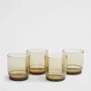 Seed Heritage Kitchen & Dining-Haim Glasses Set Of 4 Taupe