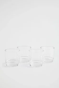Seed Heritage Kitchen & Dining-Haim Glasses Set Of 4 Clear