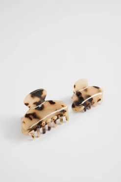 Seed Heritage Hair Accessories-Hair Clip 2 Pack Tort