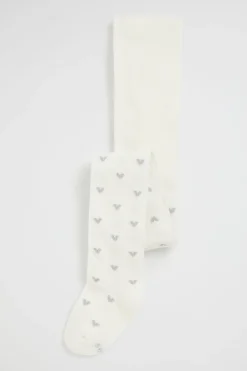 Seed Heritage Tights-Heart Tight Silver