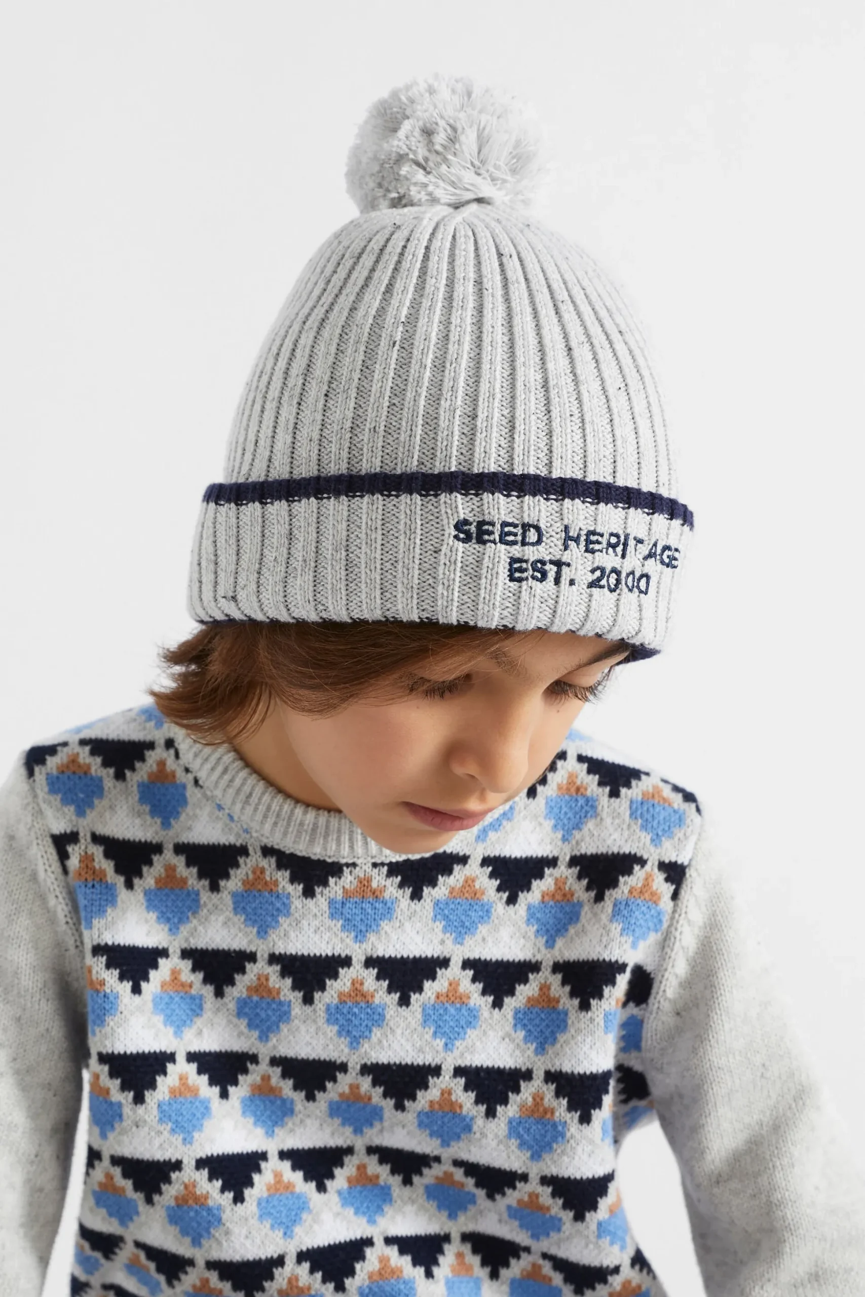 Seed Heritage Hats & Beanies & Caps-Heritage Beanie Cloudy Marle