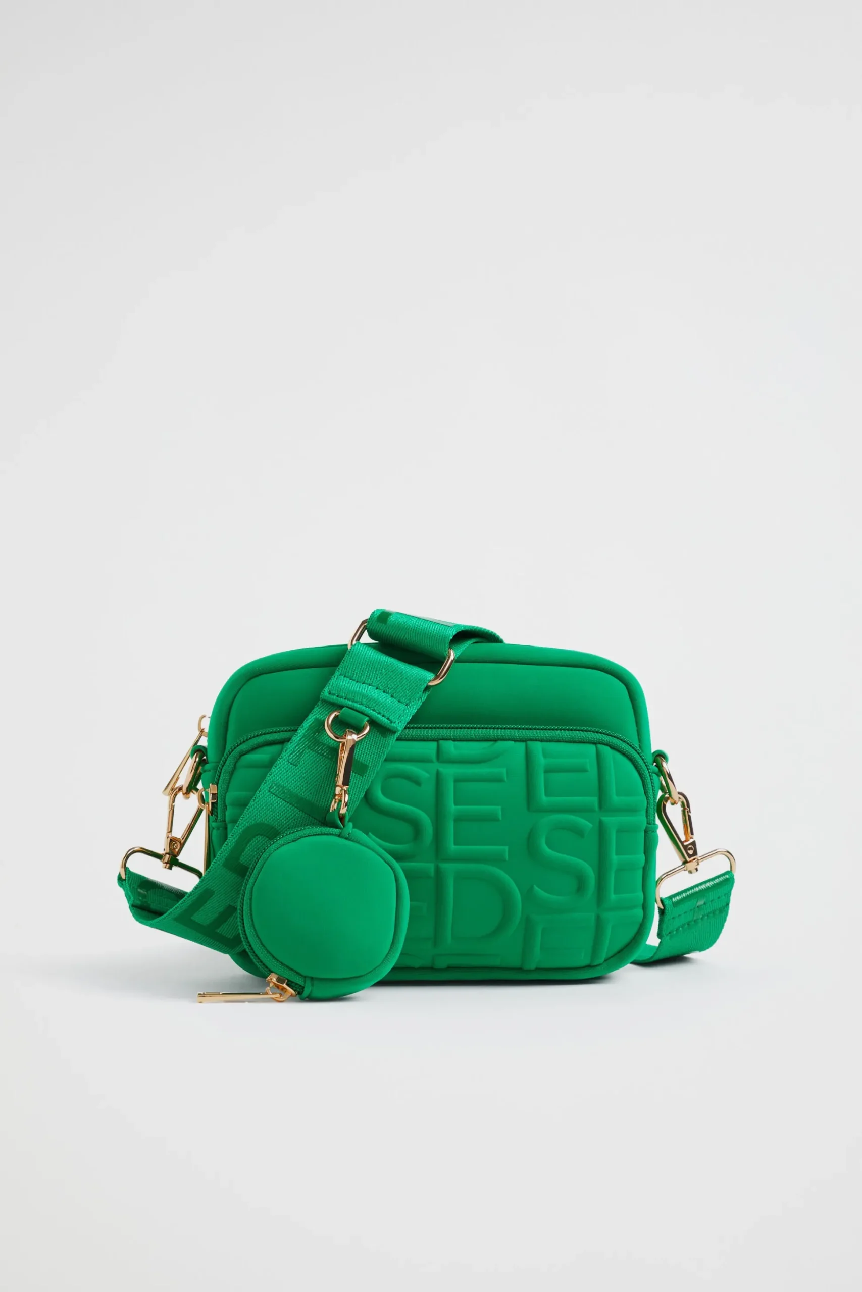Seed Heritage Bags-Heritage Double Pocket Cross Body Green