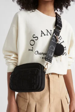 Seed Heritage Bags-Heritage Double Pocket Cross Body Black