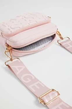 Seed Heritage Bags-Heritage Double Pocket Cross Body Bag Dusty Rose