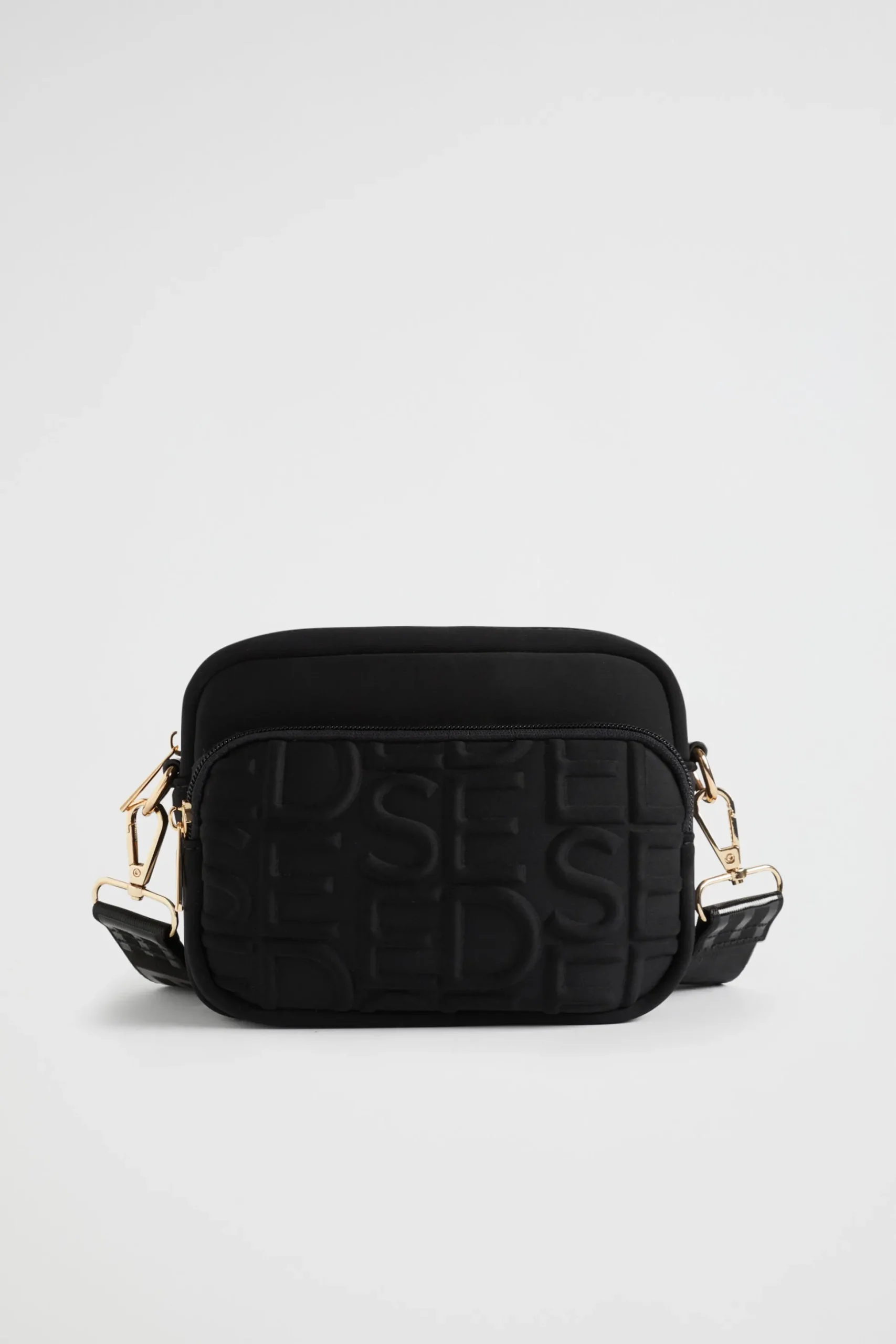 Seed Heritage Bags-Heritage Double Pocket Cross Body Black