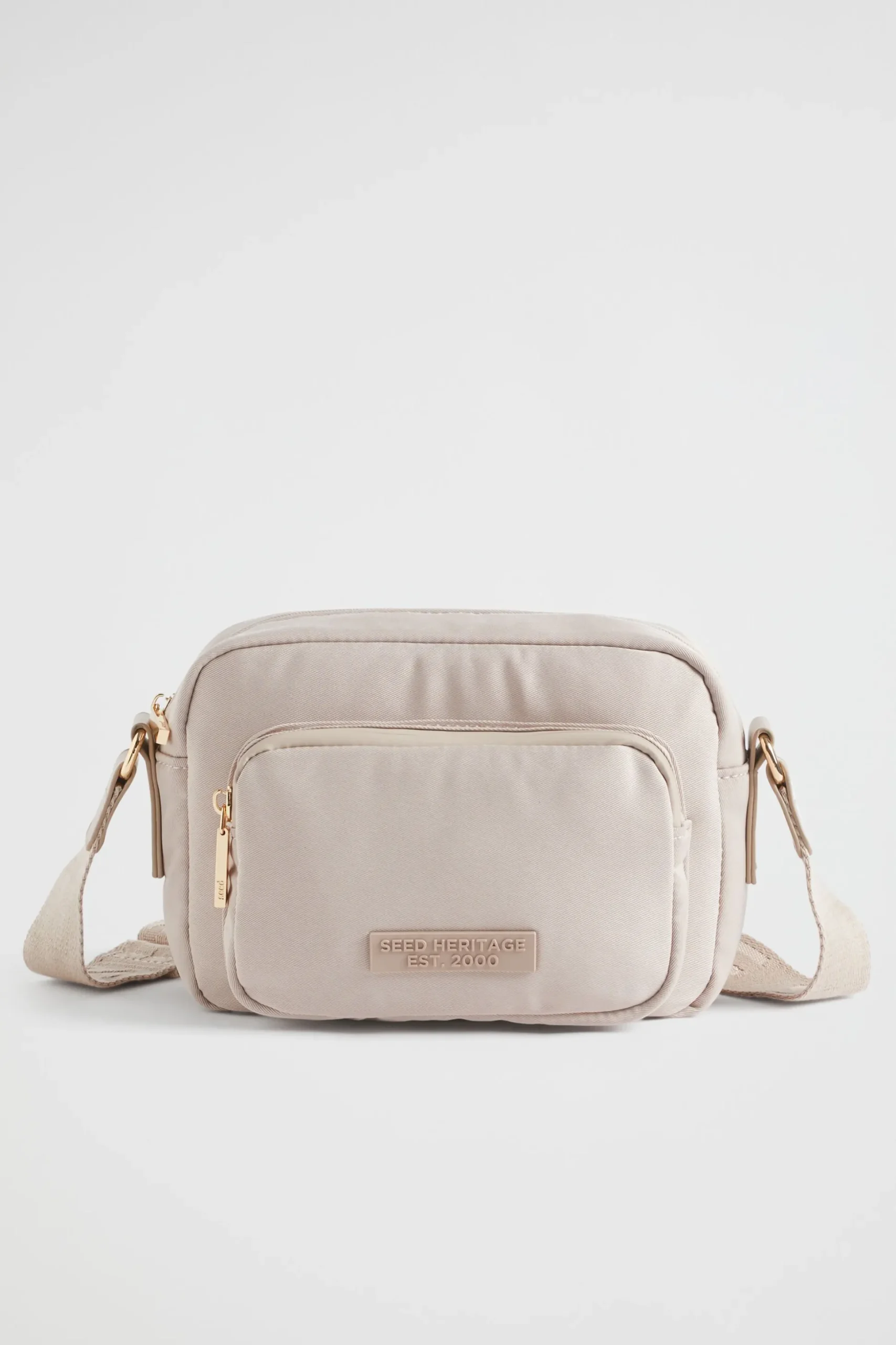 Seed Heritage Cross Body-Heritage Logo Camera Bag Light Storm