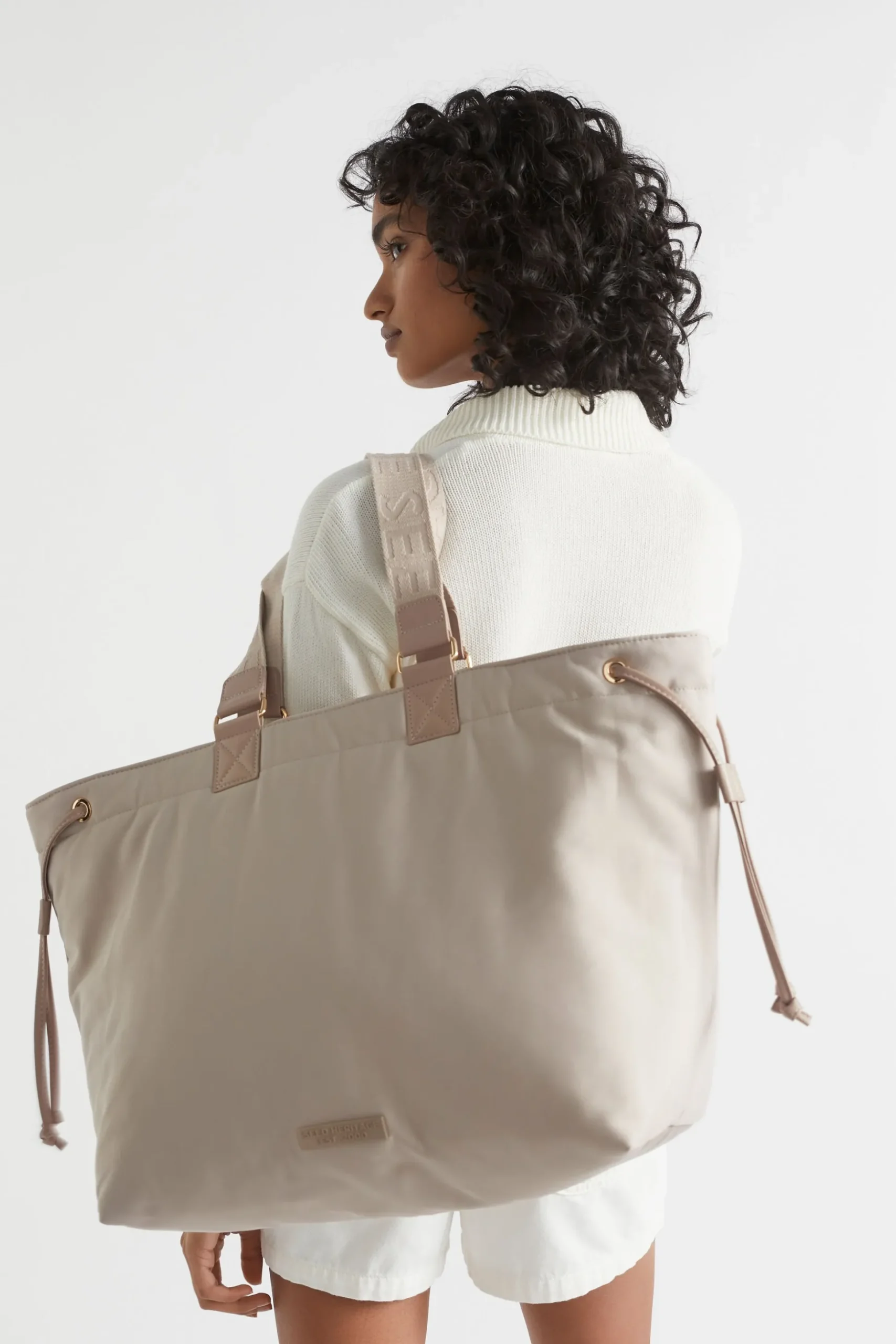 Seed Heritage Beach Bags-Heritage Logo Tote Light Storm