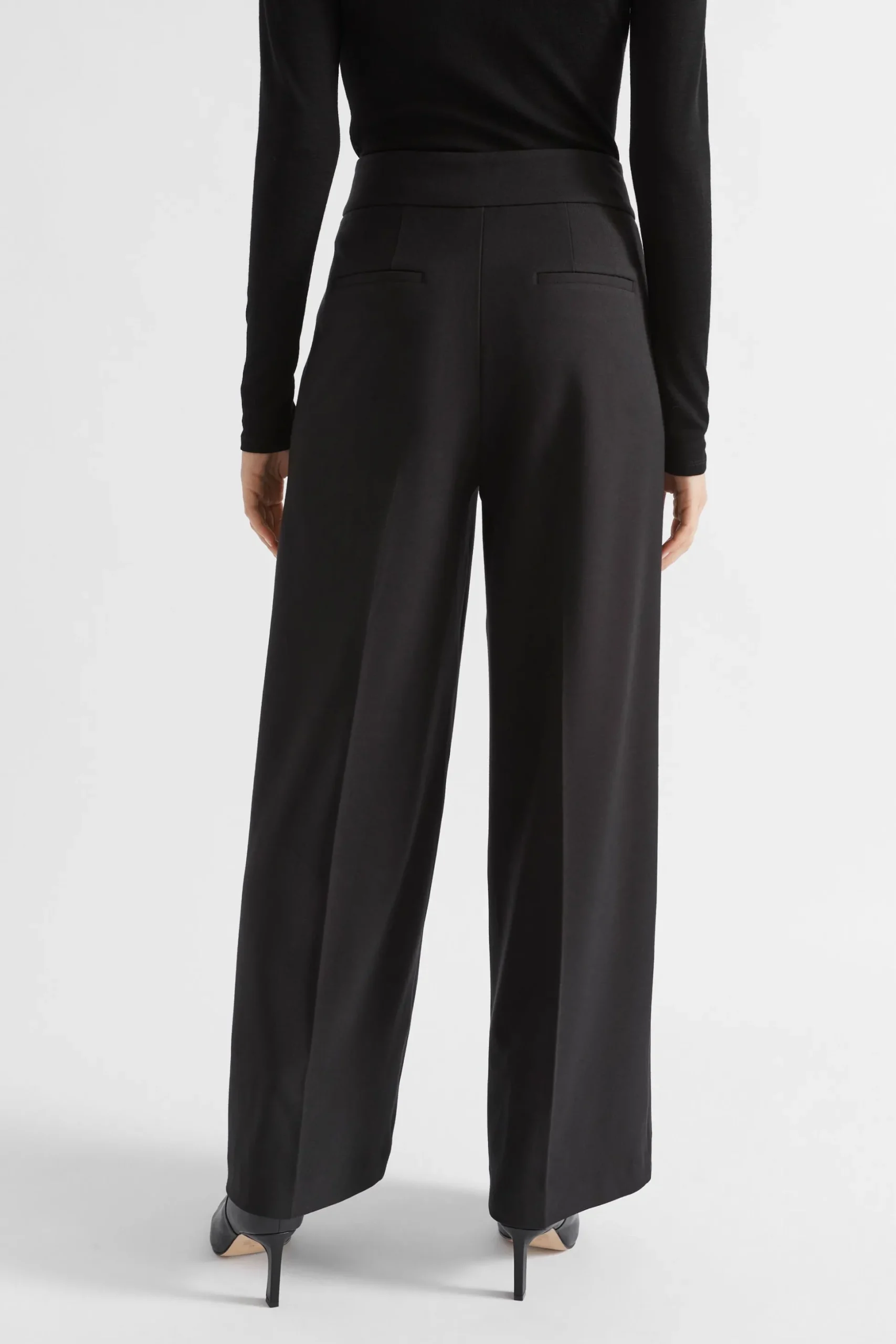 Seed Heritage Pants-High Waist Suit Pant Black