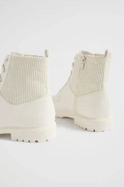 Seed Heritage Boots-Hiking Boot Cream