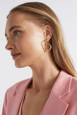 Seed Heritage Jewellery-Hoop Earring Gold