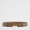 Seed Heritage Belts-Ivy Buckle Waist Belt Cashew