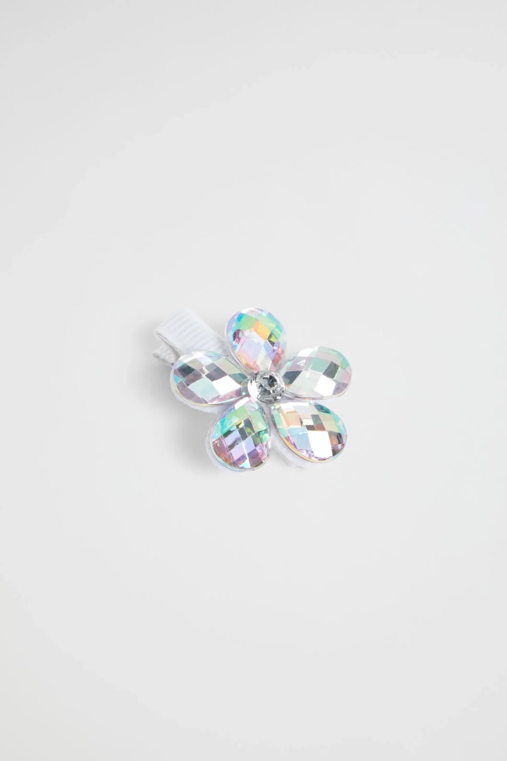 Seed Heritage Hair Accessories-Jewel Flower Duck Clip Iridescent