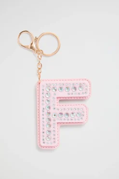 Seed Heritage Keyrings-Jewel Initial Keyring F