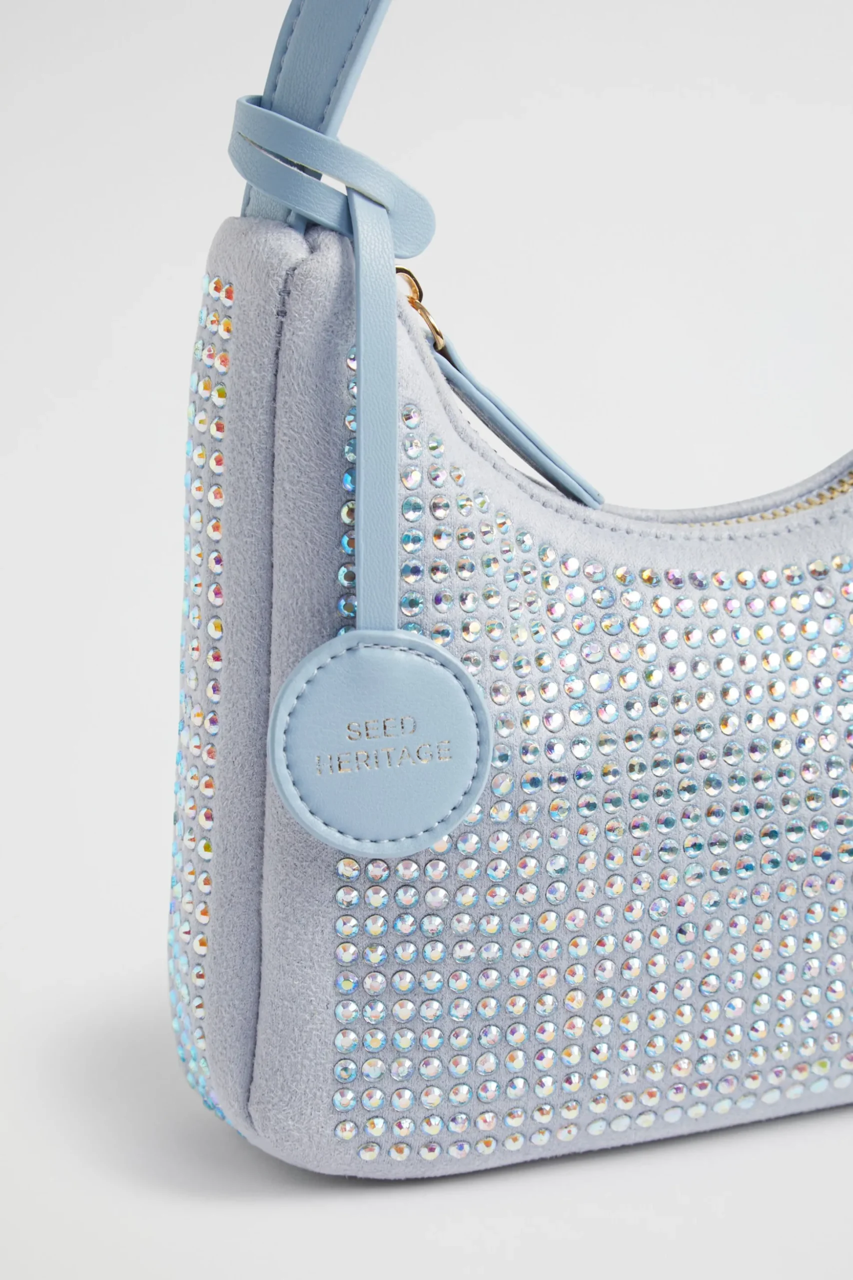 Seed Heritage Bags-Jewel Mini Hobo Bag Powder Blue