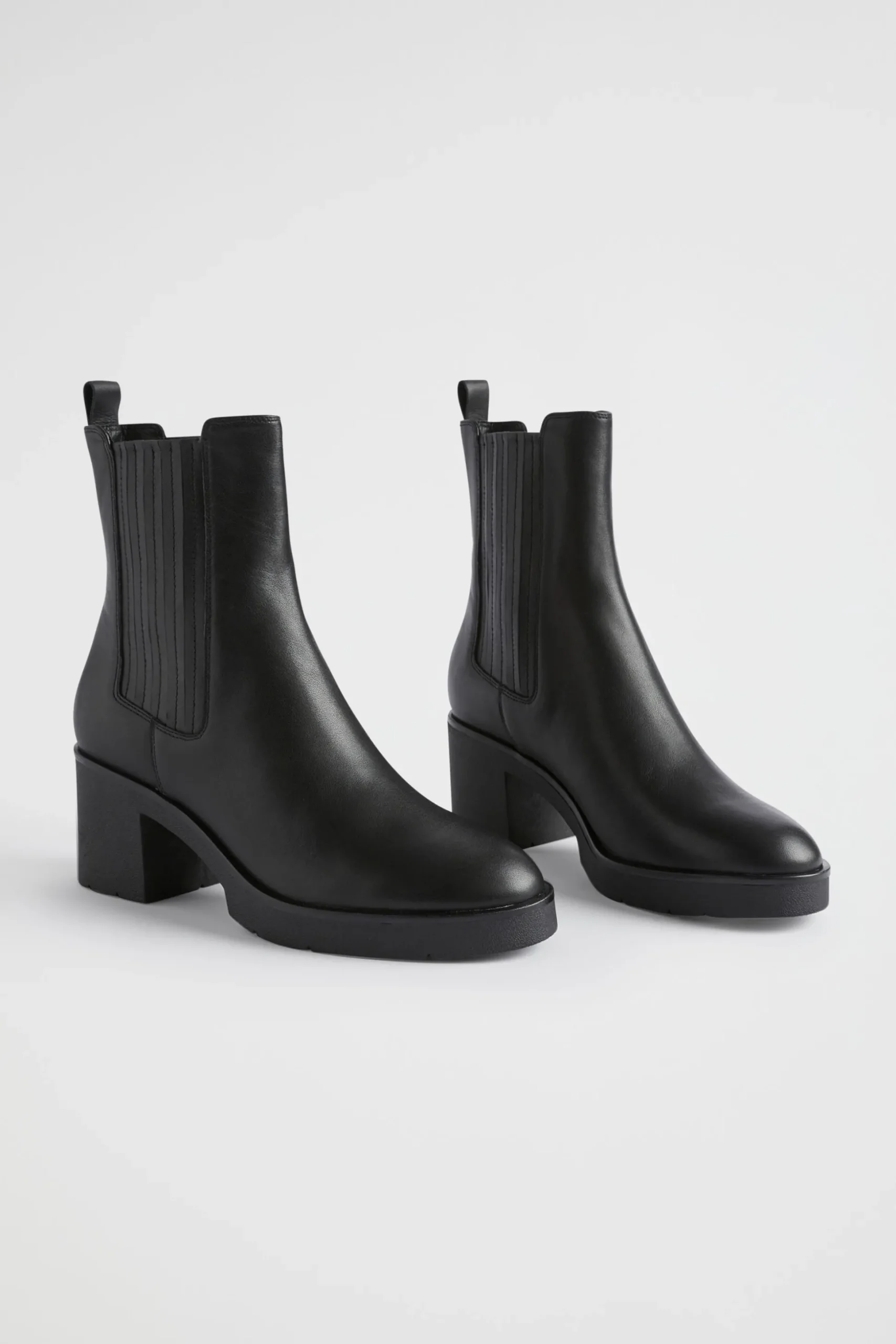 Seed Heritage Heels & Wedges-Julia Mid Heel Boot Black