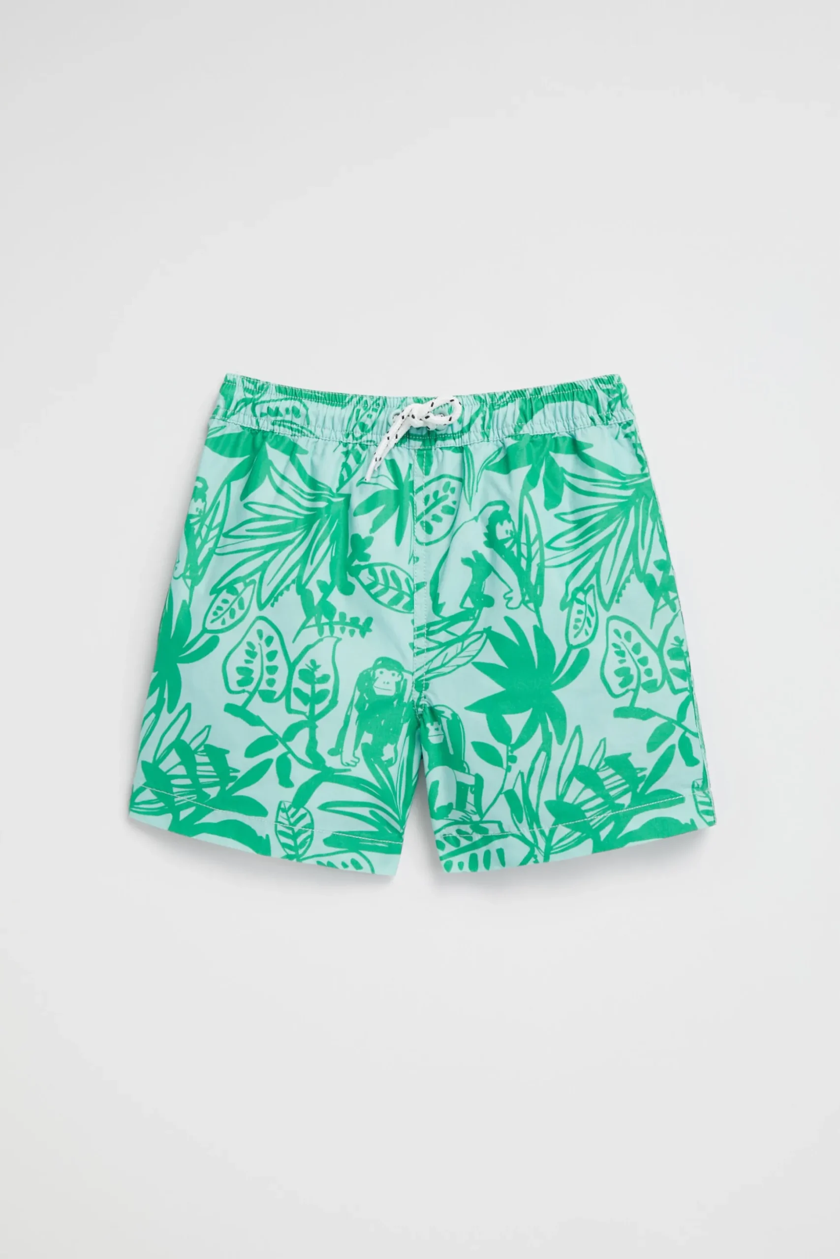 Seed Heritage Swimwear-Jungle Boardshort Cool Aqua