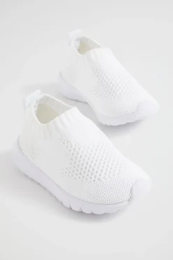 Seed Heritage Sneakers & Trainers-Knit Sneaker White
