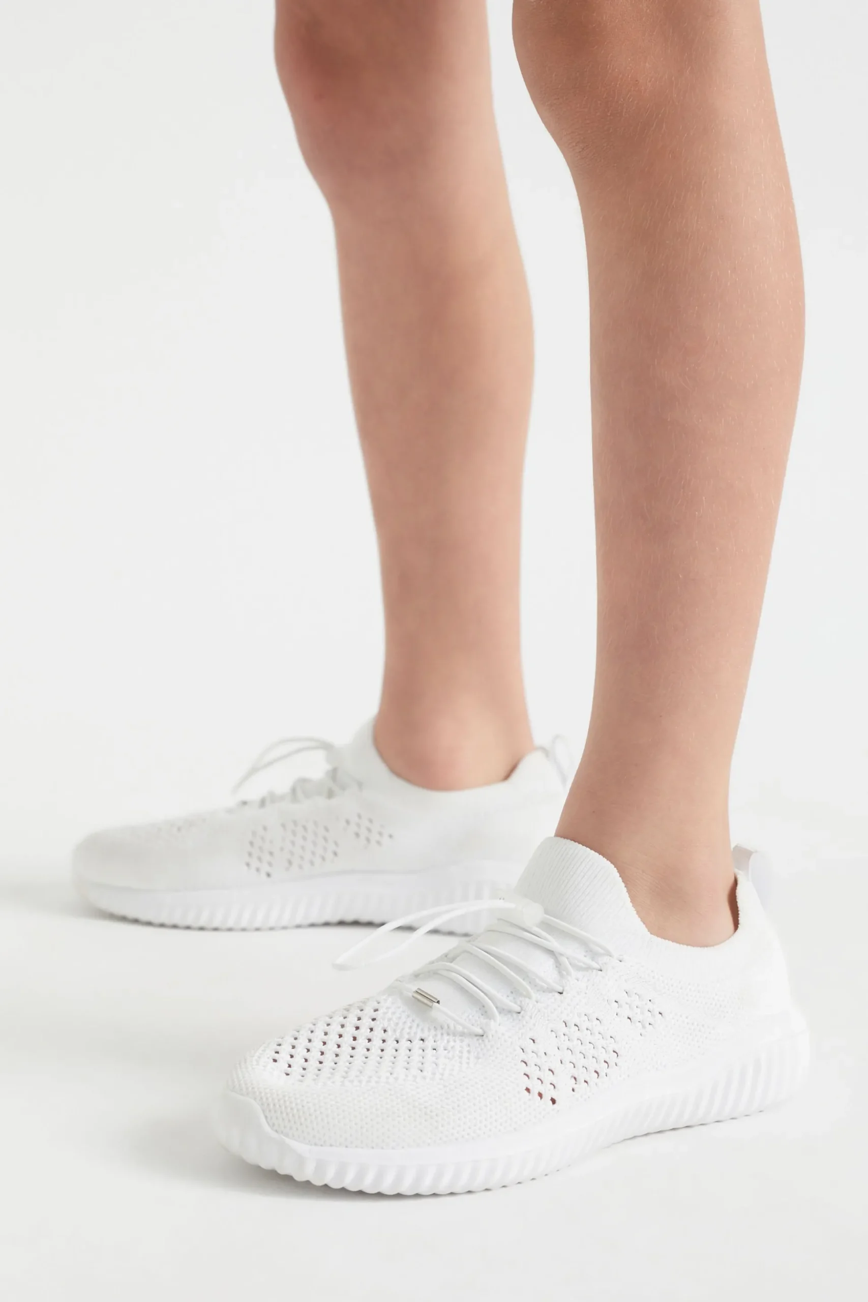 Seed Heritage Sneakers & Trainers-Knit Trainer White