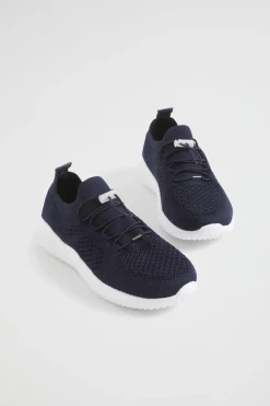 Seed Heritage Sneakers & Trainers-Knit Trainer Navy