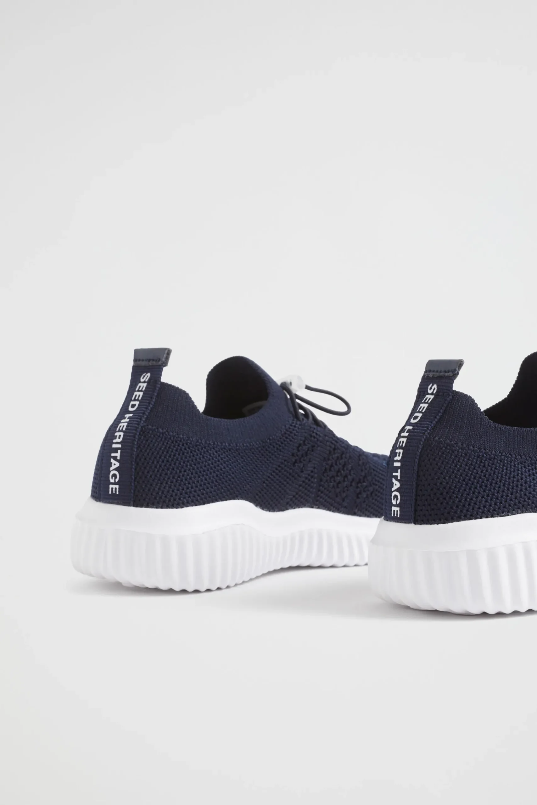 Seed Heritage Sneakers & Trainers-Knit Trainer Navy