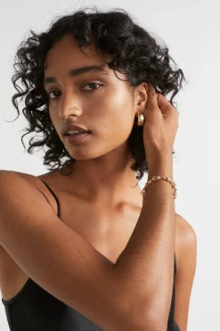 Seed Heritage Jewellery-Knot Chain Bracelet Gold