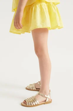 Seed Heritage Sandals & Slides-Knot Sandal Gold