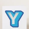 Seed Heritage Stationery-Large Blue Letter Card Y