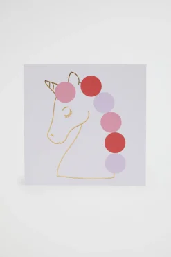 Seed Heritage Stationery-Large Unicorn Card Multi